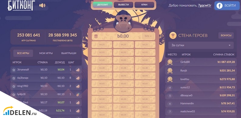Игра на биткоин
