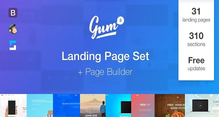 Конструктор для лендинга Gum