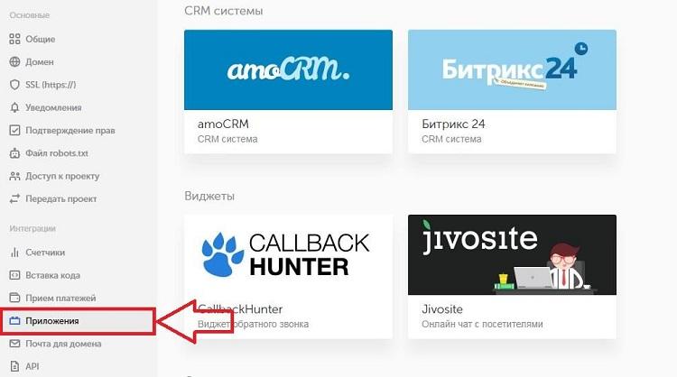 Управление внешними сервисами
