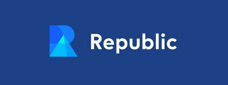 Логотип Republic — компании в сфере краудфандинга