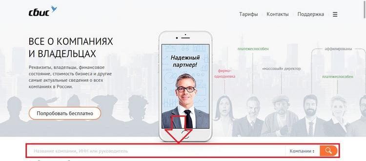 Поиск ОКПО в СБИС